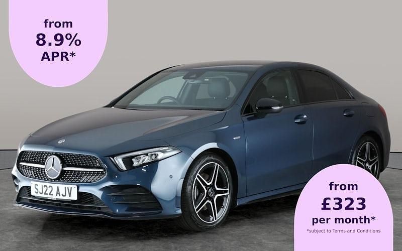 Blue Used 2022 Mercedes A180 Executive Sedan | £22,656 (Fair price) - Image 1/2