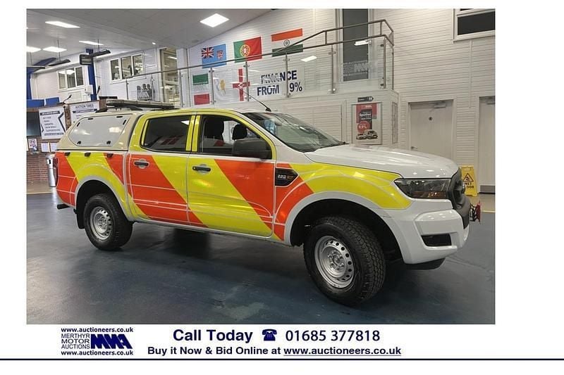 White Used 2018 Ford Ranger XL Pickup | £7,430 (Fair price) - Image 1/4