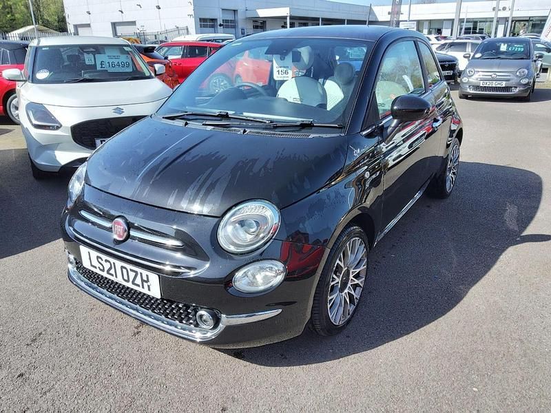 Used Fiat 500 Dolcevita 70 HP (51 kW) 2021 Black Hatchback