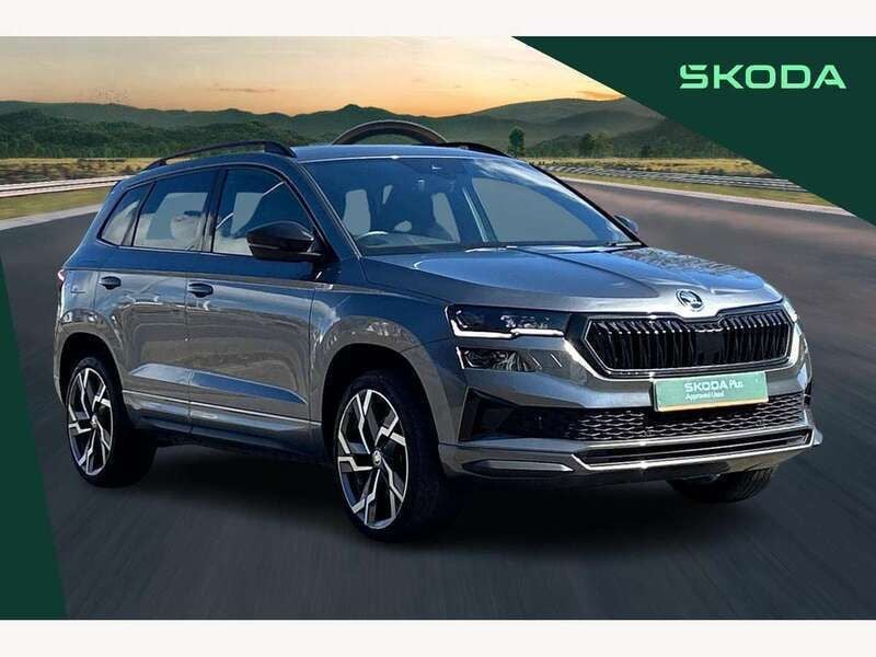 Grey Used 2023 Skoda Karoq SportLine SUV | £24,595 (Good price) - Image 1/4