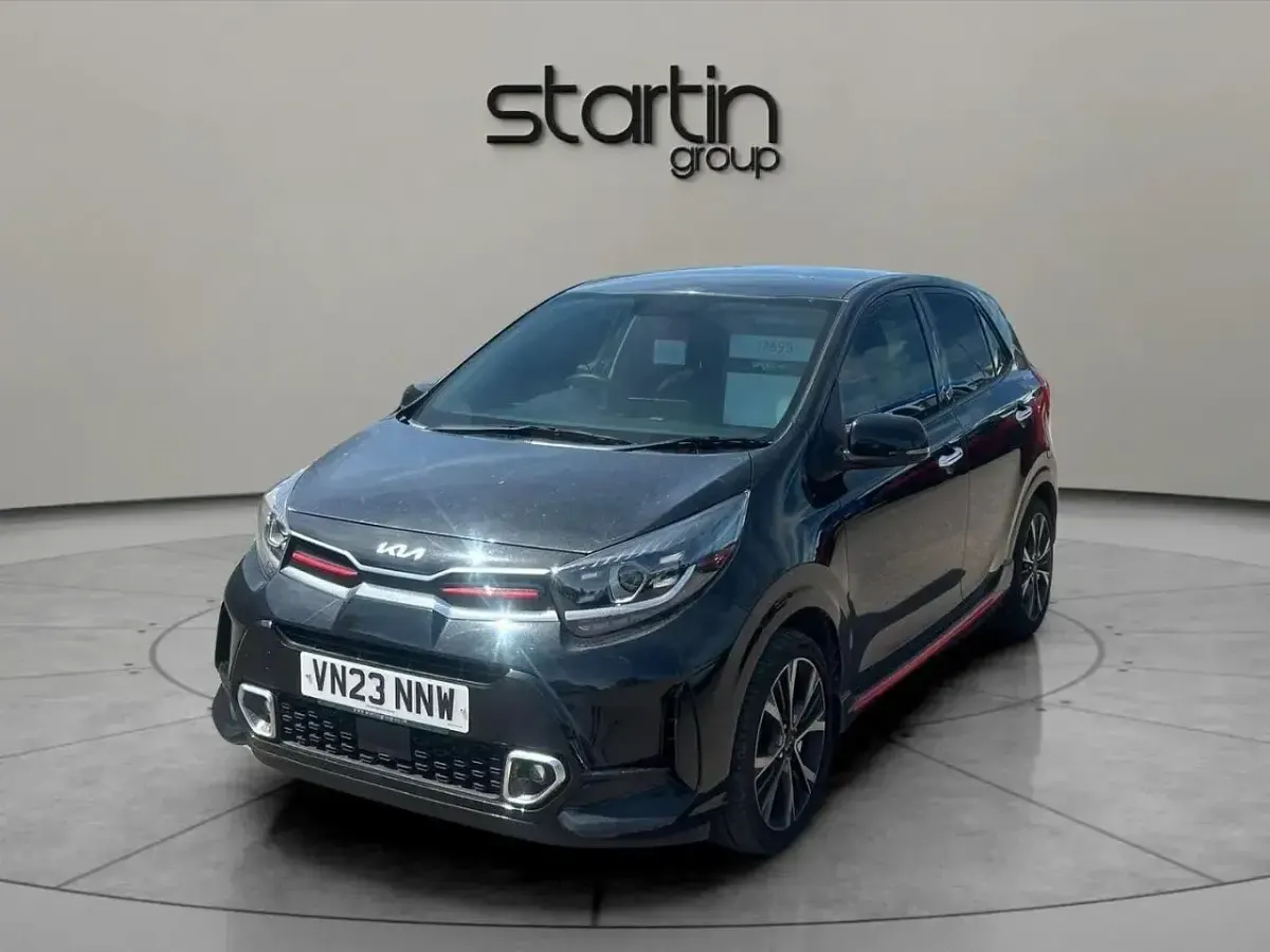 Used Kia Picanto GT-Line S 99 HP (72 kW) 2023 Black Hatchback