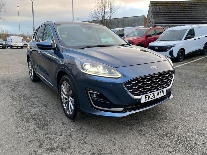 Used Ford Kuga Vignale 190 HP (139 kW) 2021 Chrome blue SUV