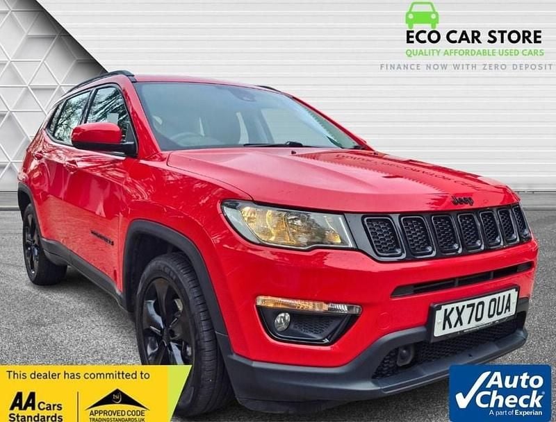 Red Used 2020 Jeep Compass Night Eagle SUV | £10,995 (Fair price) - Image 1/2