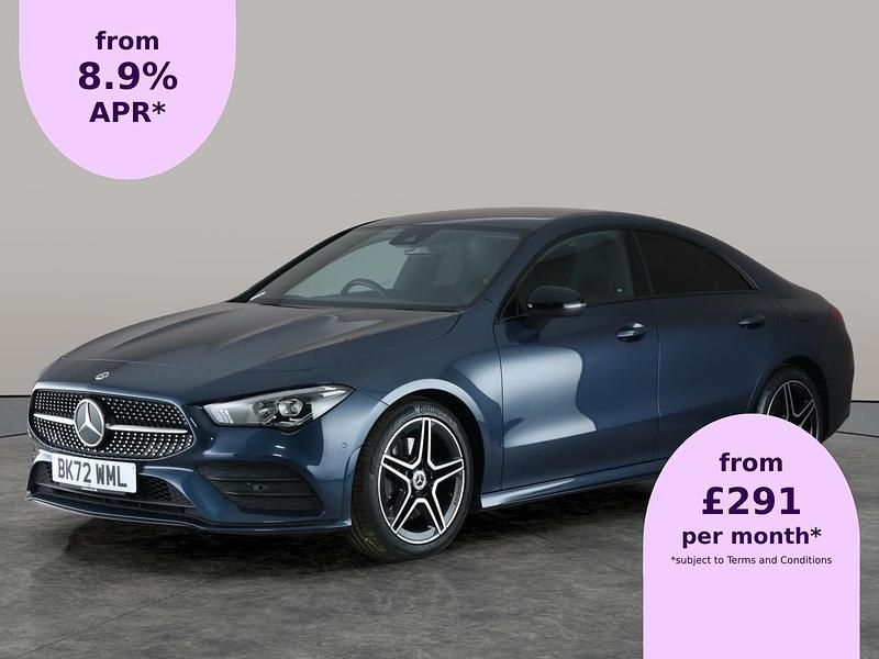 Blue Used 2022 Mercedes CLA200 Executive Coupe | £21,829 (Fair price) - Image 1/2