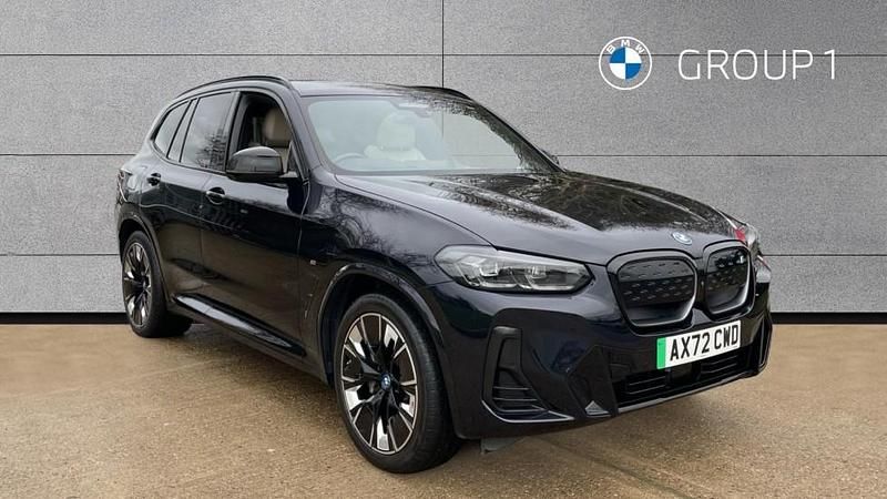 Black Used 2022 BMW iX3 M Sport SUV | £34,991 (Expensive) - Image 1/4