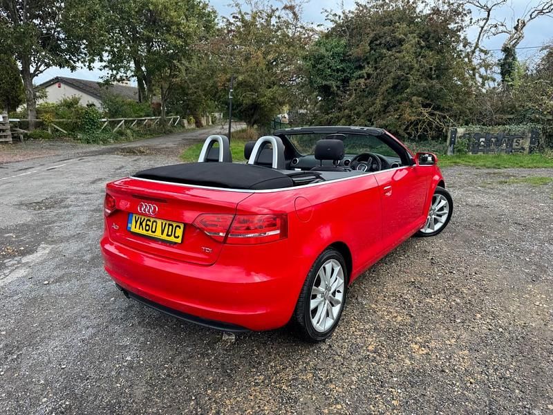 Used Audi A3 Cabriolet Sport 140 HP (102 kW) 2010 Red Cabriolet
