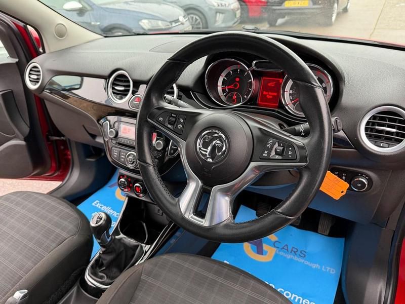Used Vauxhall Adam Glam 70 HP (51 kW) 2014 Red Hatchback
