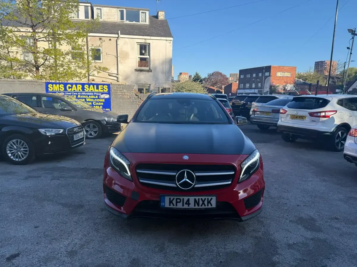 Used Mercedes GLA220 AMG line 170 HP (125 kW) 2014 Red SUV
