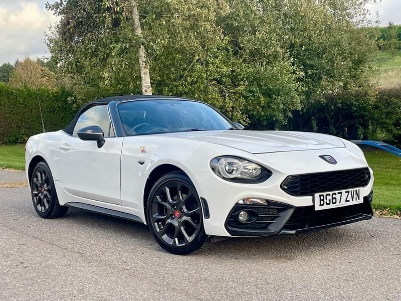 Turini white Used 2017 Abarth 124 Spider Cabriolet | £9,550 (Good price) - Image 1/4