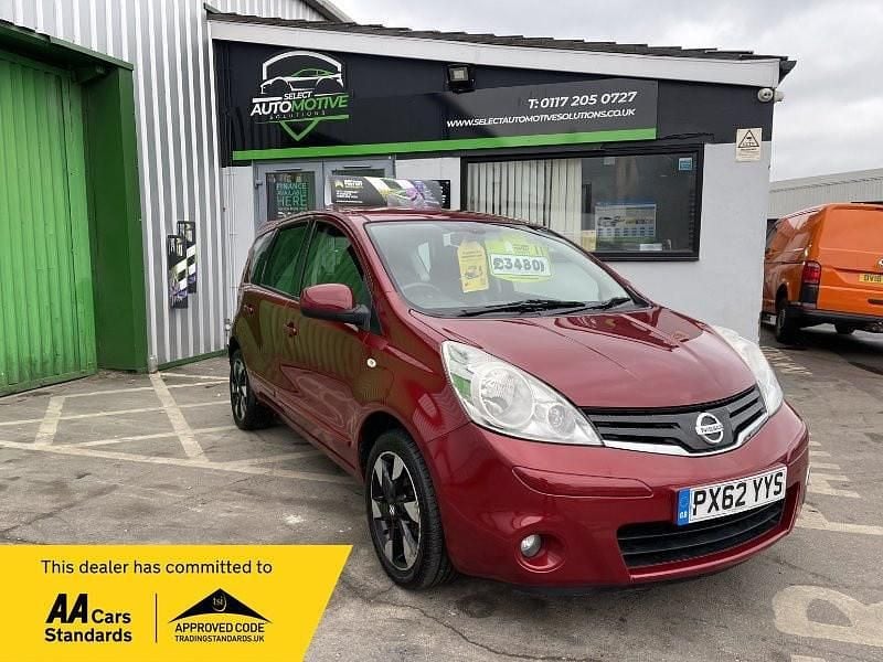 Red Used 2012 Nissan Note Acenta MPV | £2,780 (Fair price) - Image 1/4