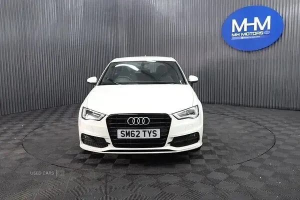 Used Audi A3 S-Line 110 HP (80 kW) 2013 White Hatchback