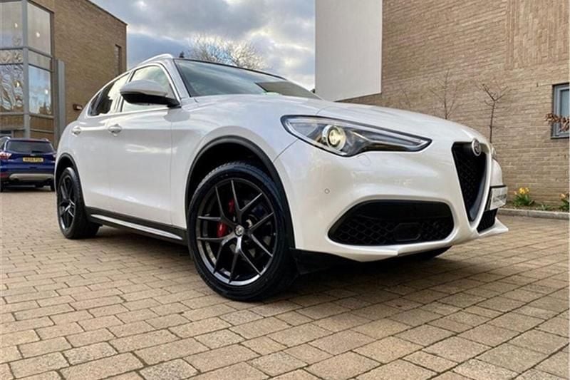 White Used 2018 Alfa Romeo Stelvio SUV | £20,995 (Good price) - Image 1/4