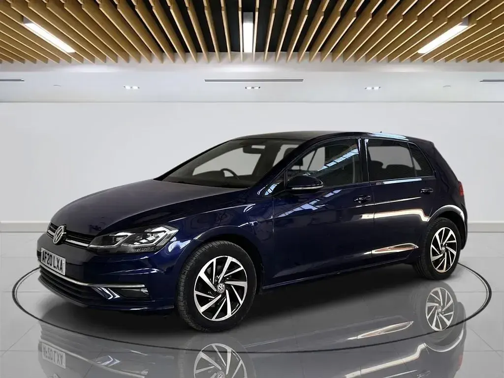 Used VW Golf VII Edition 150 HP (110 kW) 2020 Blue Hatchback