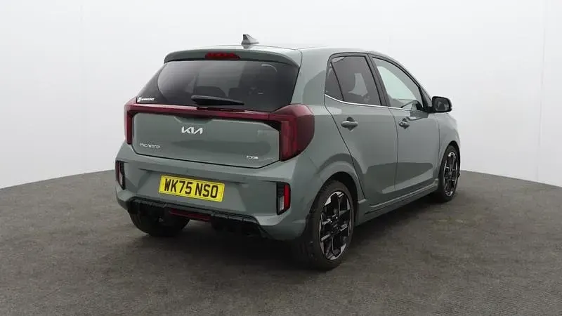 New Kia Picanto GT-Line S 77 HP (56 kW) 2025 Adventurous green Hatchback