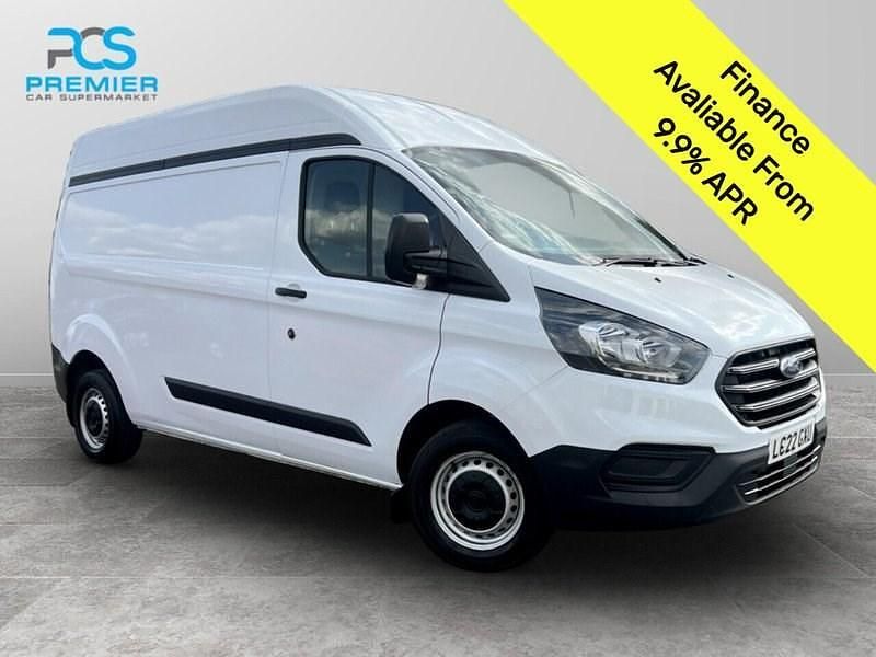 Frozen white (solid paint) Used 2022 Ford Transit Custom | £12,600 (Super price) - Image 1/3