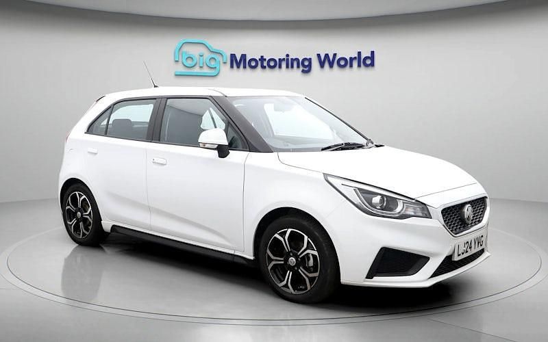 Used MG MG3 Excite 106 HP (77 kW) 2024 White Hatchback