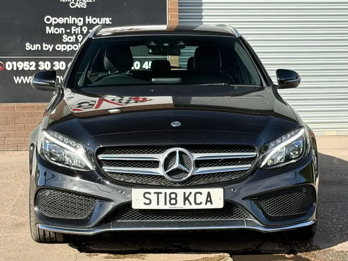 Used Mercedes C220 AMG line 2018 Black Estate