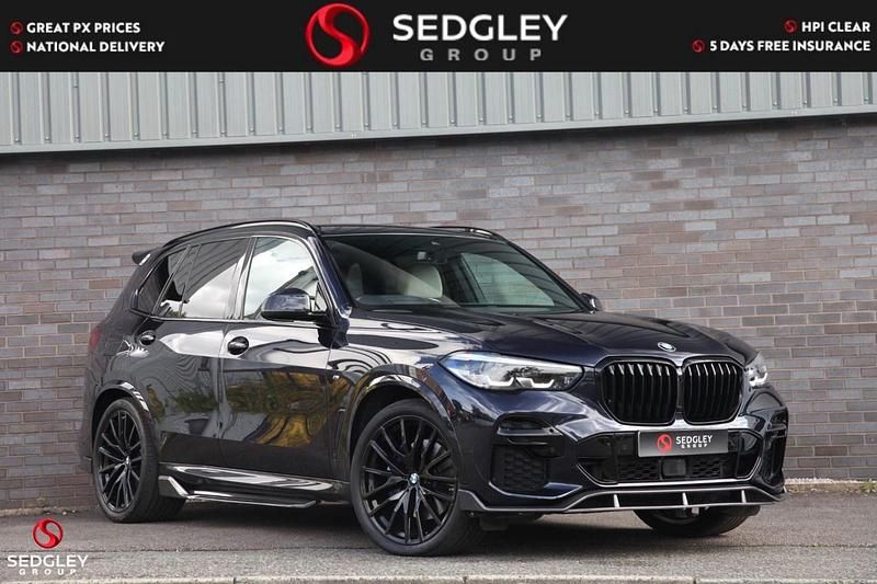 Black Used 2022 BMW X5 M Sport SUV | £45,495 (Fair price) - Image 1/4