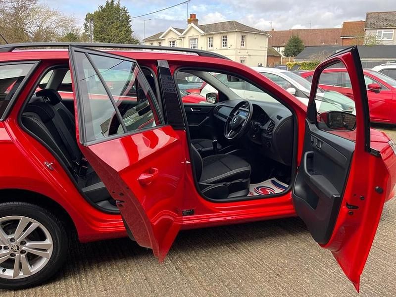 Used Skoda Fabia SE 2019 Red Estate