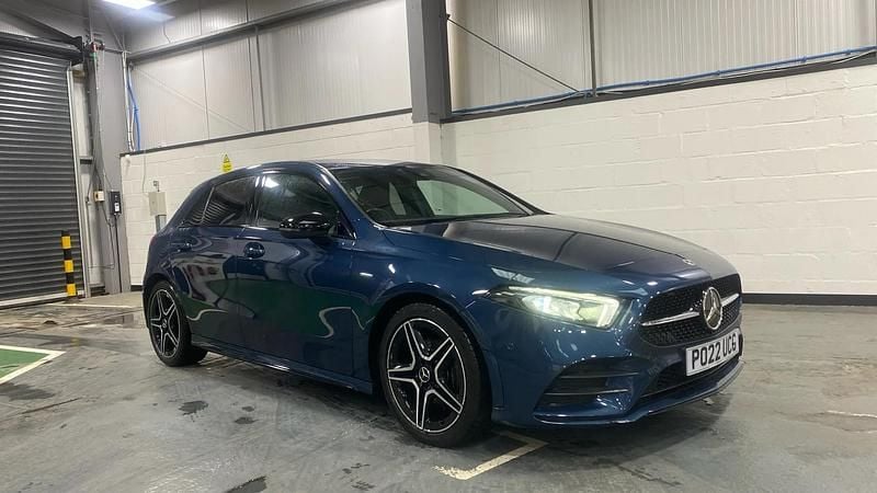 Blue Used 2022 Mercedes A180 Executive Hatchback | £19,798 (Fair price) - Image 1/4