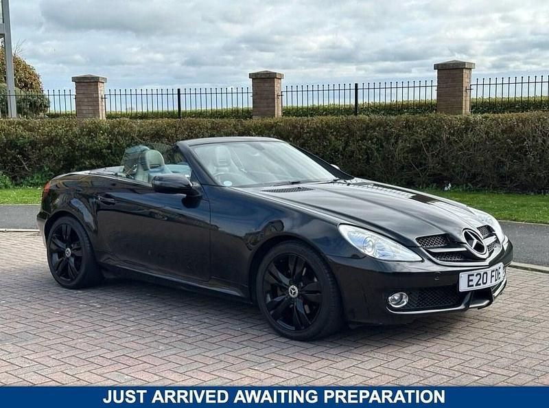 Used Mercedes SLK200 184 HP (135 kW) 2009 Black Cabriolet
