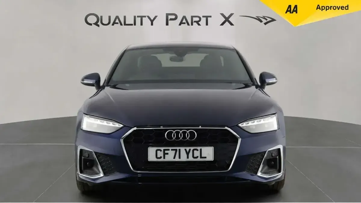 Used Audi A5 S-Line 204 HP (150 kW) 2022 Blue Coupe
