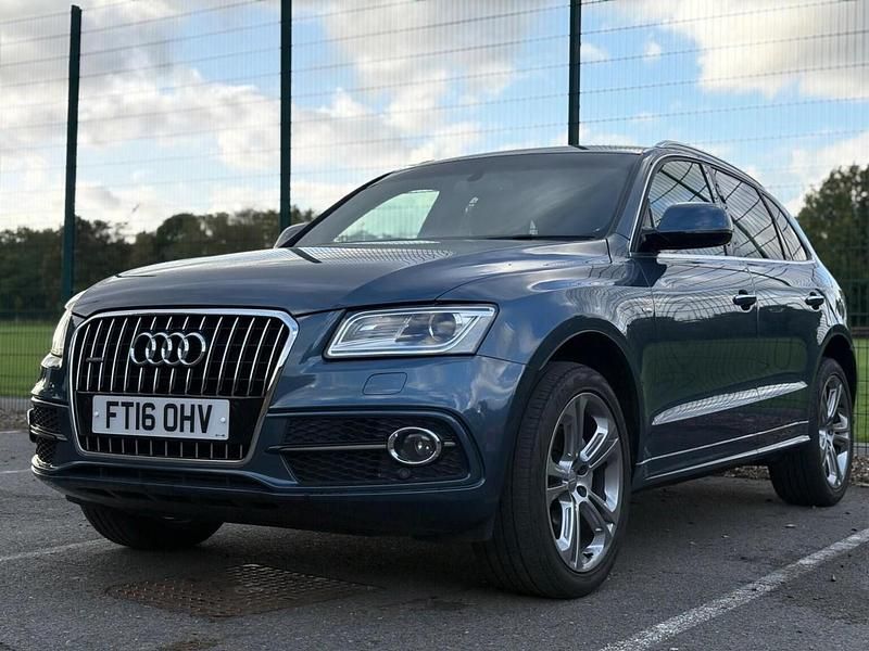 Used Audi Q5 S-line plus 230 HP (169 kW) 2016 Blue SUV