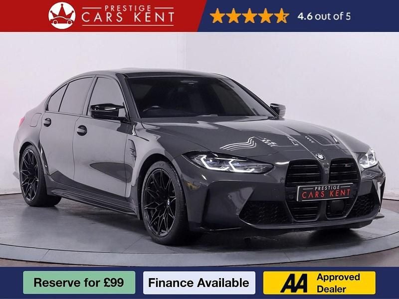 Grey Used 2022 BMW M3 Competition Edition Sedan | £56,990 (Fair price) - Image 1/4