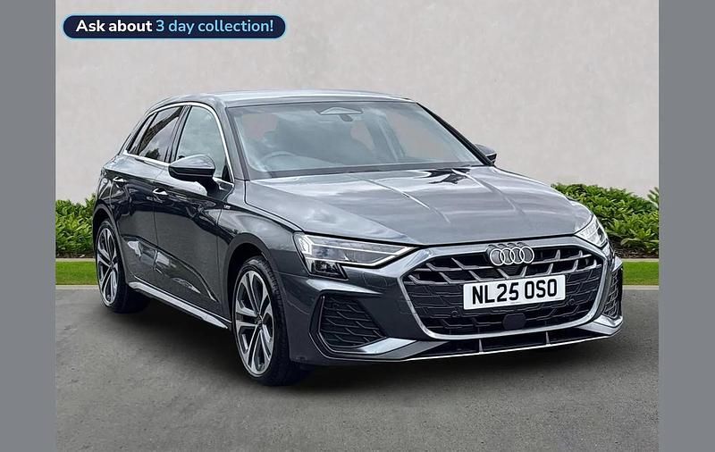 Used Audi A3 S-Line 147 HP (108 kW) 2025 Grey Hatchback