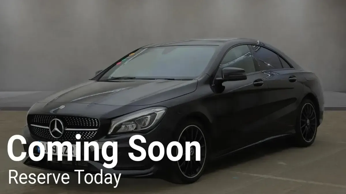 Used Mercedes CLA200 AMG line 156 HP (114 kW) 2019 Black Coupe