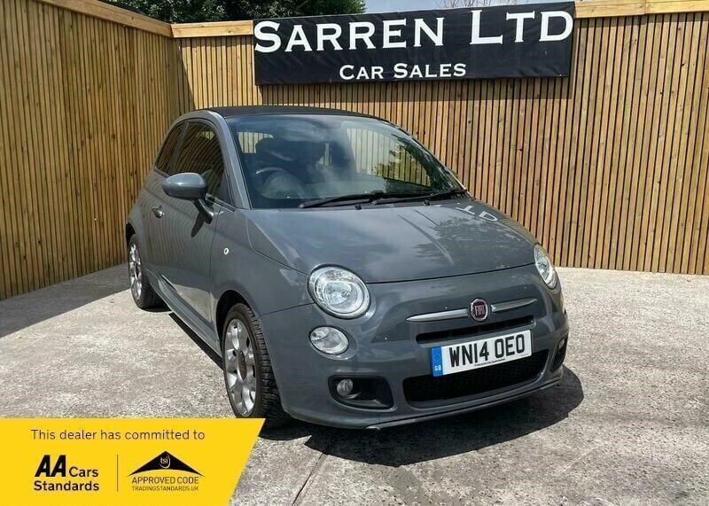 Grey Used 2014 Fiat 500C S Cabriolet | £5,995 (Good price) - Image 1/4
