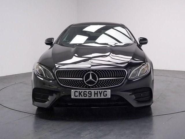 Used Mercedes E350 AMG line 313 HP (230 kW) 2019 Black Coupe