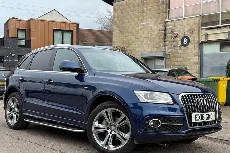 Used Audi Q5 S-line plus 230 HP (169 kW) 2016 Blue SUV