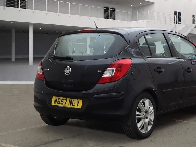 Used Vauxhall Corsa Design Edition 89 HP (65 kW) 2008 Black Hatchback