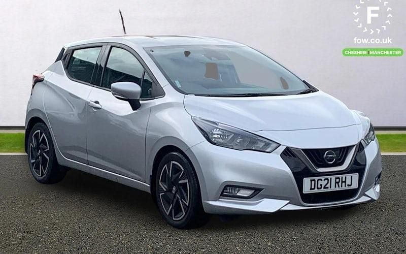 Silver Used 2021 Nissan Micra Acenta Hatchback | £11,299 (Fair price) - Image 1/3