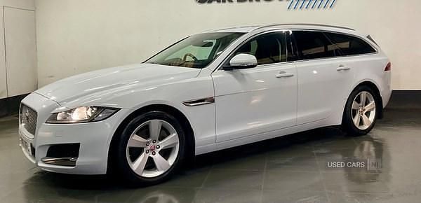 Used Jaguar XF Portfolio 2019 White Estate