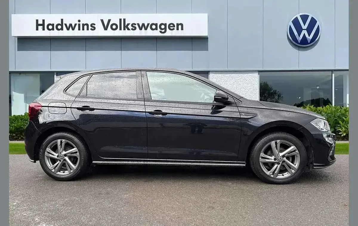 Used VW Polo R-line 95 HP (69 kW) 2023 Black Hatchback
