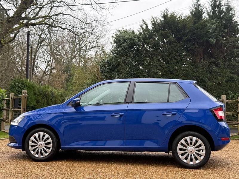 Used Skoda Fabia 75 HP (55 kW) 2019 Blue Hatchback