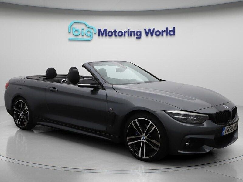 Grey Used 2020 BMW 420 M Sport Cabriolet | £20,700 (Fair price) - Image 1/4