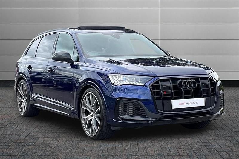 Navarra blue Used 2022 Audi SQ7 SUV | £62,650 (A bit pricey) - Image 1/4