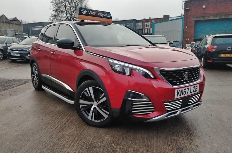 Used Peugeot 3008 GT-line 2018 Red Hatchback
