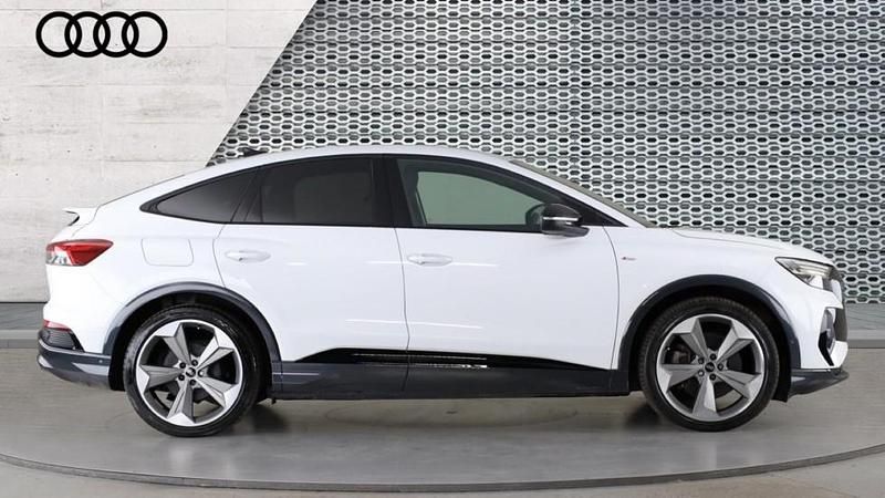 Used Audi Q4 e-tron Black Edition 150 kW (204 HP) 2023 White SUV