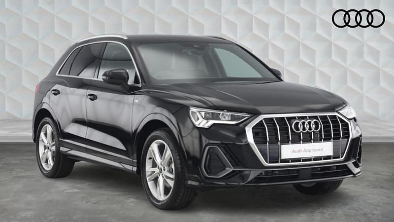 Black Used 2025 Audi Q3 S-Line SUV | £33,600 (Fair price) - Image 1/4