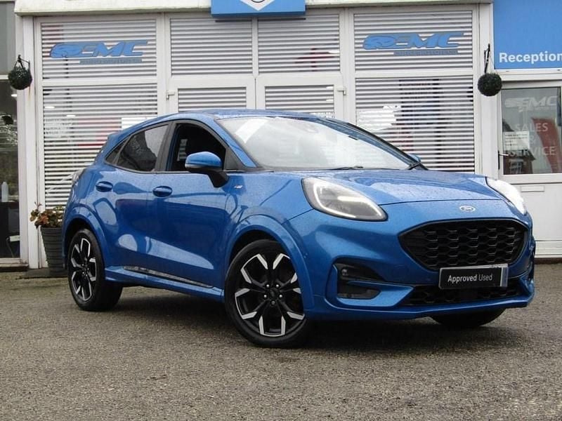 Blue Used 2020 Ford Puma ST-Line X SUV | £13,100 (Fair price) - Image 1/4