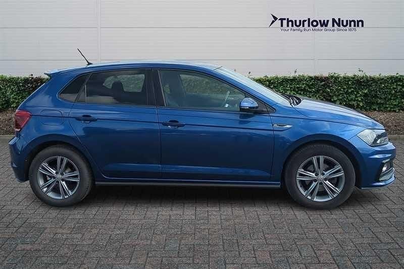 Used VW Polo R-line 116 HP (85 kW) 2020 Blue Hatchback