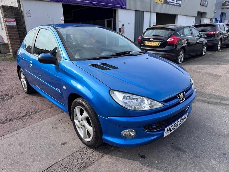 Used Peugeot 206 Sport 109 HP (80 kW) 2005 Blue Hatchback