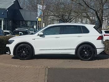 Used VW Tiguan R-line 150 HP (110 kW) 2020 White SUV