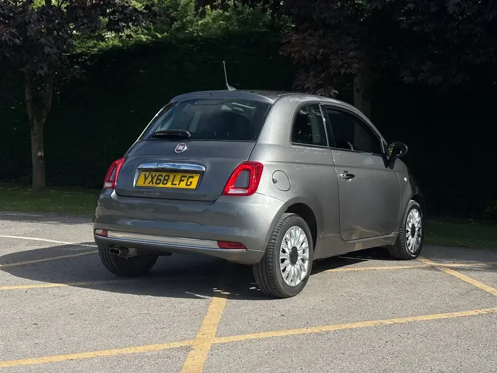 Used Fiat 500 Lounge 69 HP (50 kW) 2018 Grey Hatchback
