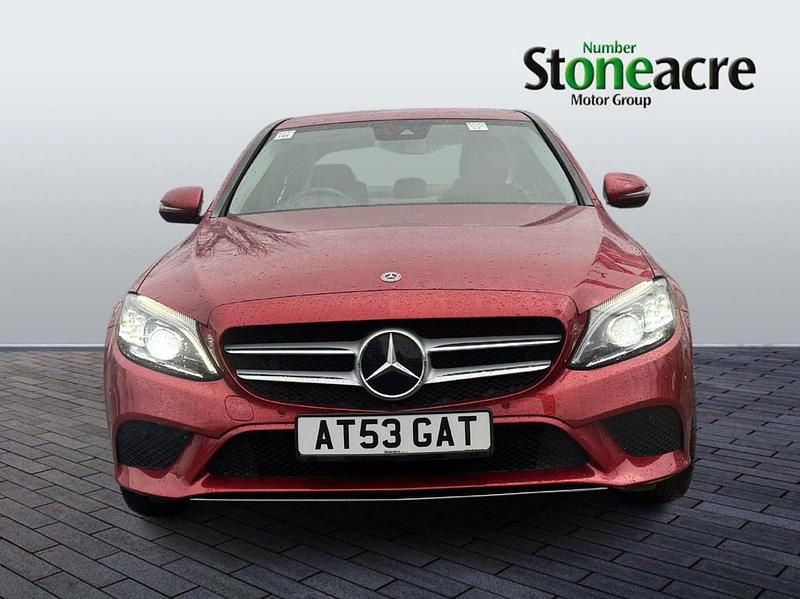 Used Mercedes C220 Sport Edition 191 HP (140 kW) 2020 Red Sedan