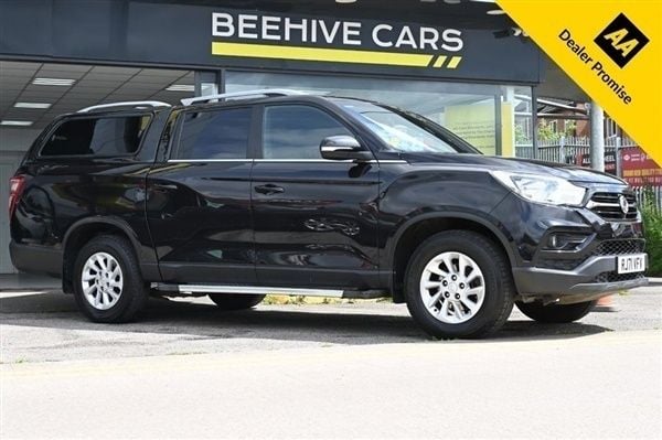 Black Used 2022 Ssangyong Musso Pickup | £22,500 (Expensive) - Image 1/1